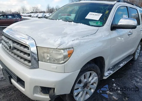 2011 Toyota Sequoia Platinum 5.7L V8 from USA, damaged, VIN 5TDDY5G15BS045098